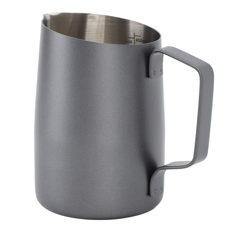 Milk Frothing Pitcher 450ml 201 Stainless Steel Inner Scale Coffee