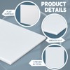 Sasylvia White Hdpe Sheet 1/2" Thick 24 x 12, HDPE