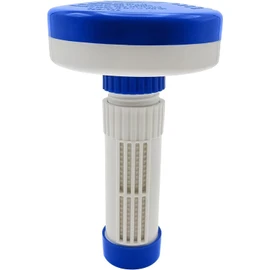 Club Pro Chlorine Puck Floater | Bromine Puck Floater | Removable End Cap | for 1 Inch Bromine Tablets Hot Tub | Spa & Hot Tub Accessories | Hot Tub Chemicals Dispenser | Adjustable Weighted Bottom |