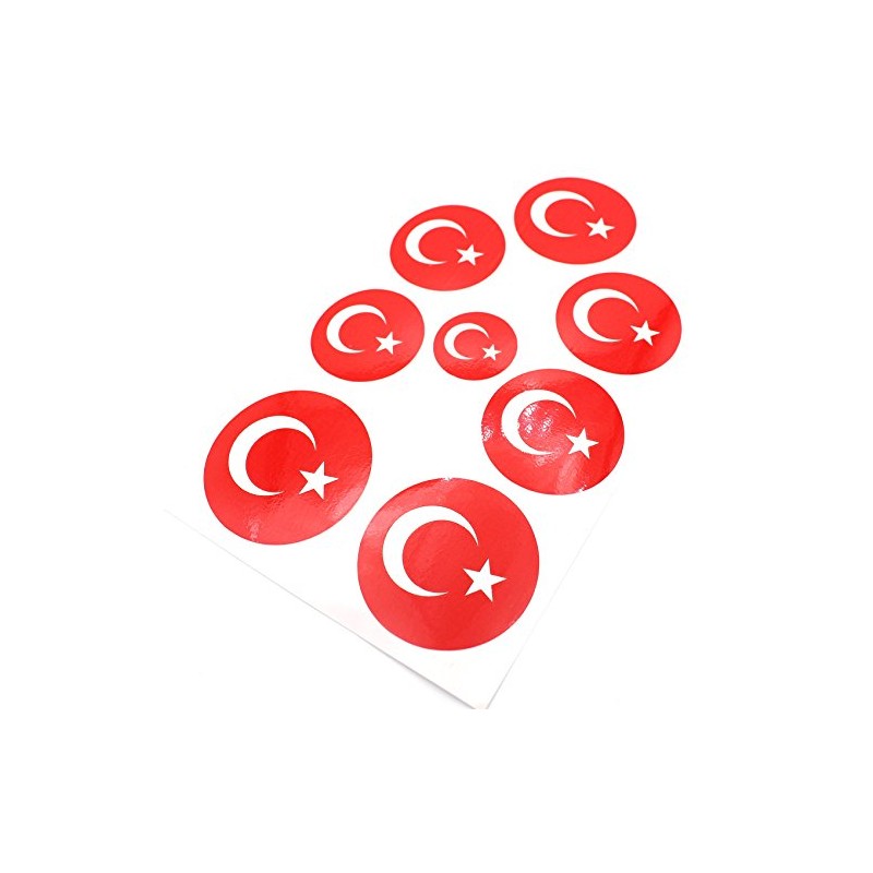 Finest Folia Digital Print Emblem Sticker (R018 Turkey)