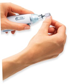 IWOWHERO 100pcs Nail Sanding Bands Professional Sanding Sleeves for Electric Drill Suitable for Natural Artificial Nails Grey Grinding Polisher