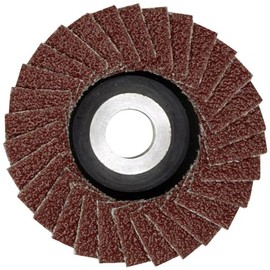 Proxxon Lamellar Grinder (Sanding Disc Diameter 50 mm, K 240, Hole 10 mm, for Malleable Cast Iron, Grey Cast Iron, Steel, Wood, Plastic, for Angle Grinders LHW + LHW/A) 28591