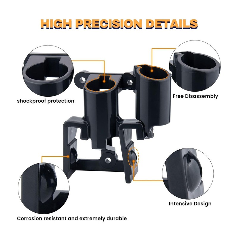 TORQUE Glad Hand Holder Kit for Semi Trucks, Air Brake