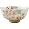 Kyo Ware KTA528-02 Kiyomizu Ware Pottery Kiln Rice Bowl, Small