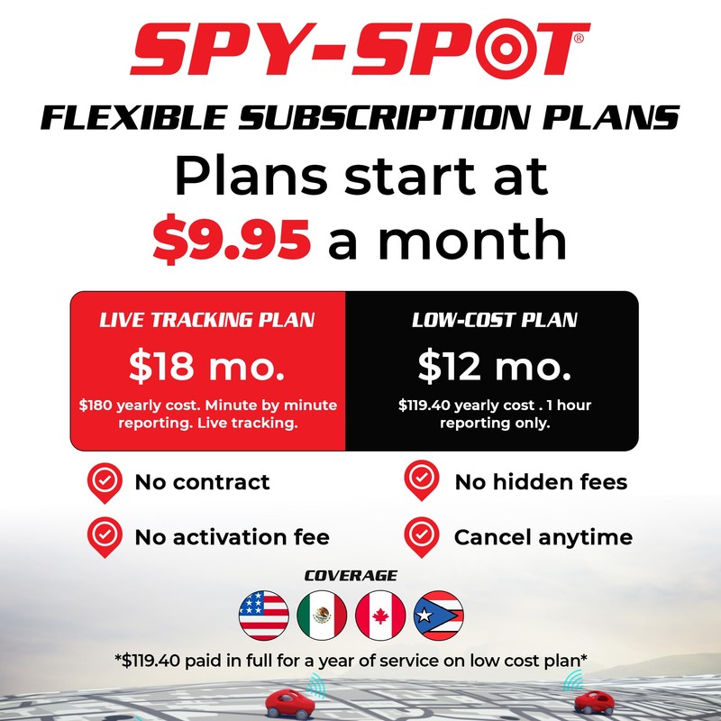 Spy Spot GV53MG Hard Wire Kill Switch GPS Vehicle Tracker