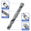 Mesee 5 Pieces Stubby Drill Bit Set 1/4" Hex Shank
