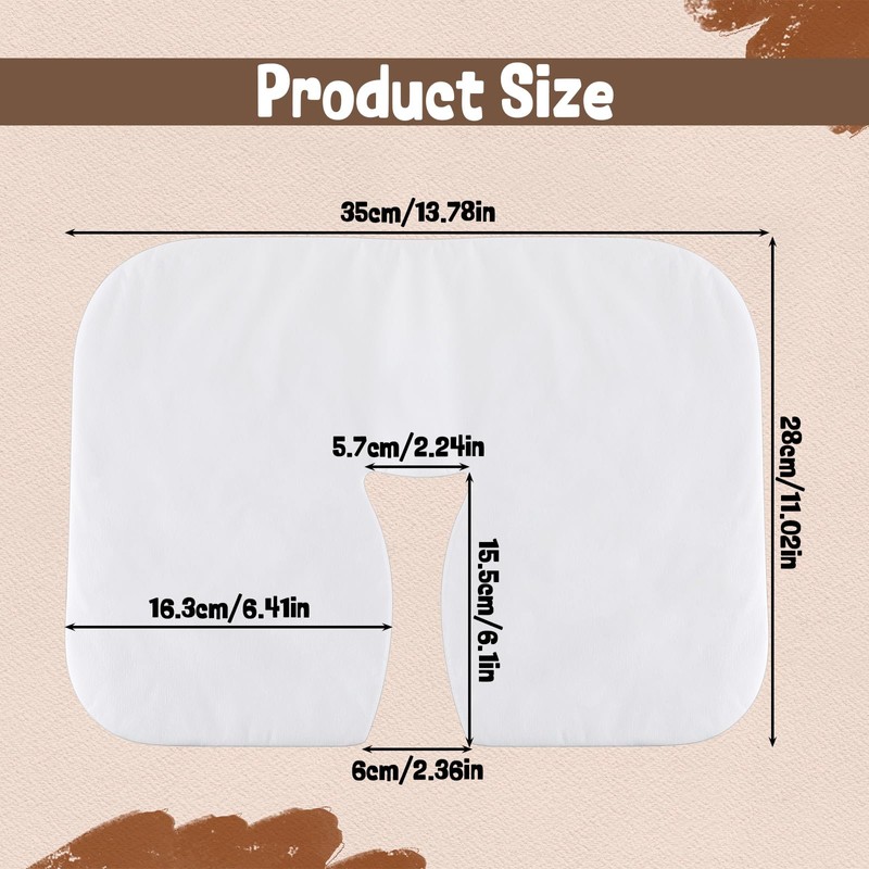 100 PCS Disposable Face Cradle Covers for Massage Tables and