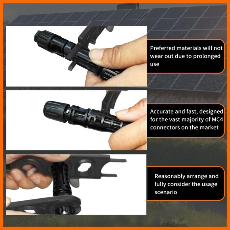 Bamyli Pack of 2 Solar Wrenches, MC4 Assembly Disassembly Plug