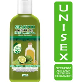 Shampoo Aceite De Bergamota Barba Y Cabello 500ml                                                                                                     