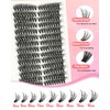 EMEDA 3D Cluster Eyelashes, 40D Eyelash Extensions, 8-16 mm, Mix,