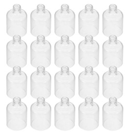 Lurrose Portavelas De Té Transparentes 24 Piezas Candelabros De Aceite Recargables 1.53X0.98X0.98In para Decoración De Hanukkah Mesa Bodas Y Eventos