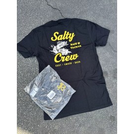 Salty Crew Men's Bait & Tackle Classic Tee T-Shirt in Black