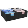 ANMINY 2PCS Storage Baskets for Organizing Collapsible Fabric Storage Bins