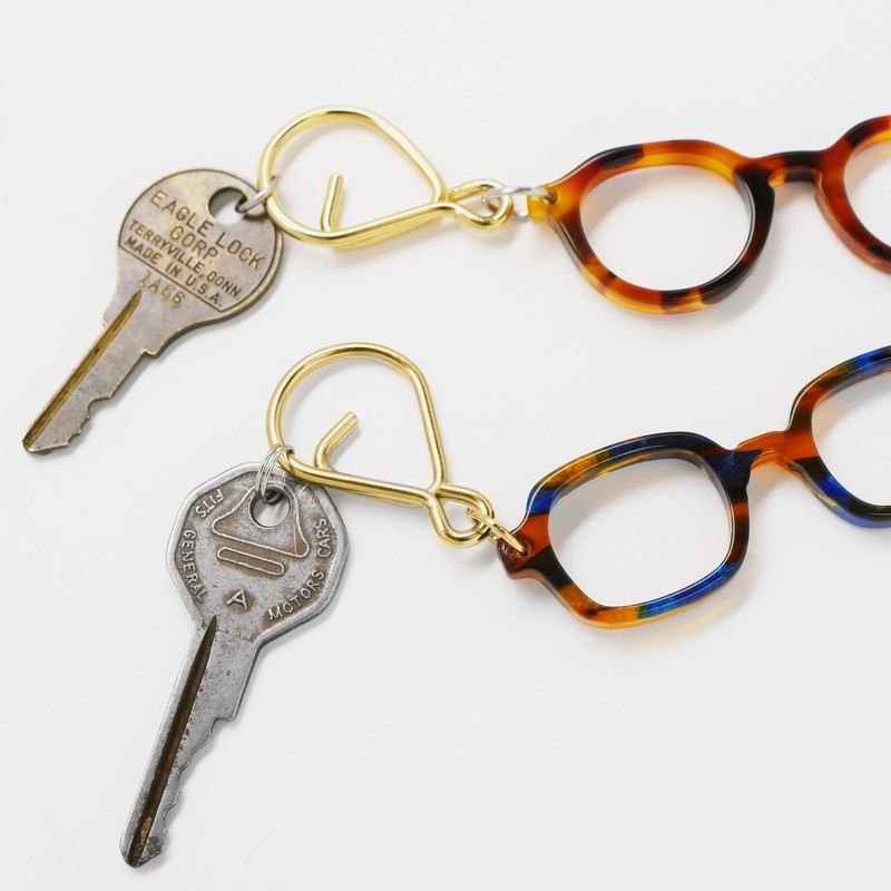 Slip-On (SLIP-ON) Eyeglass Key Ring Camel A-RBK-9801 Keychain Key Colorful