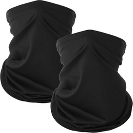 RIBHNXHI Face Shield Scarf Breathable Cooling Ice Silk 2 Pack UPF 50 Multifunctional Stretchy Daily Protection