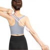Home Workout Figure-8 Two-Tone Stretching Band for Yoga Full Body Workout Purple/ONE 3ea