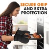 Cheer Collection Silicone Oven Mitts - Heat Resistant Kitchen Oven
