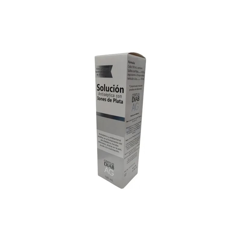 Solucion Curacion Iones De Plata 120ml1 Pza