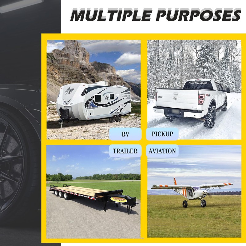 Vacallity Wheel Chocks for Travel Trailers, Sturdiness Heavy Duty Solid