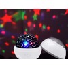 HUKITECH Rotating Night Lamp, Sky Projector, Underwater World, Stars, 2-in-1,