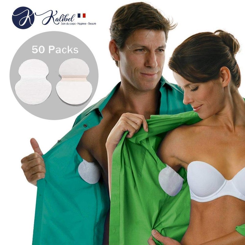 Kalibel - Armpit Pads, Pack of 50 Armpit Sweat Pads,