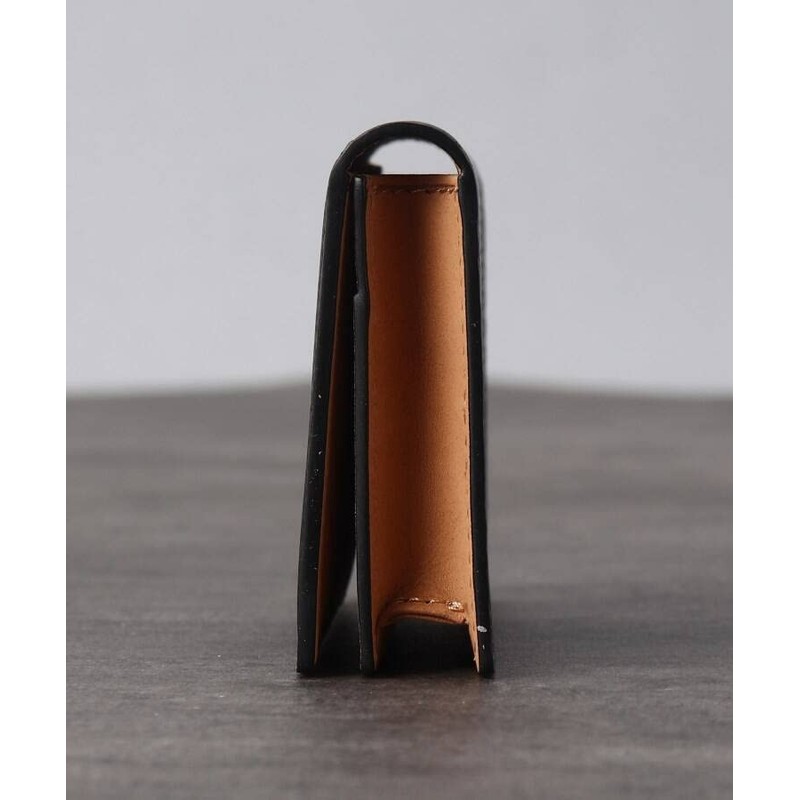 Takeokikuchi Soft & Natural Mini Mesh Leather Business Card Holder,