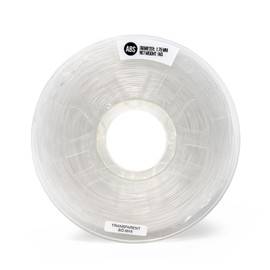 Gizmo Dorks 3mm (2.85mm) ABS Filament 1kg / 2.2lb for 3D Printers, Transparent