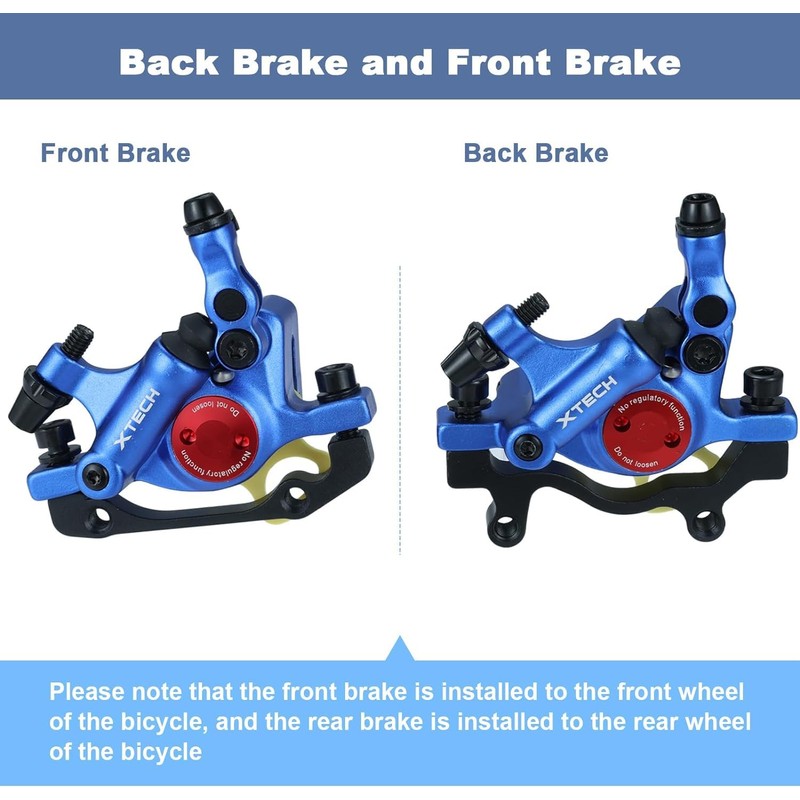 Mgoodoo MTB Hydraulic Disc Brake Set, Bicycle Disc Brake Sets