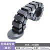 Under Desk Cable Management Spine, 31.5–59.1 in, Black White or