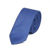 DWOY Men's Tie Solid Colour Satin Slim Men's Tie 6