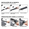 Guillotina Cortador Afilado Papel Foto Tarjeta Opalina