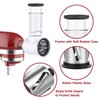Slicer Shredder Attachment for KitchenAid Stand Mixers, Vegetable Cheese Grater