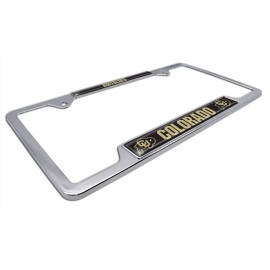 Colorado Buffaloes metal license plate frame