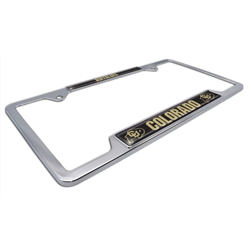 Colorado Buffaloes metal license plate frame