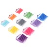 10 Sizes Hair Clipper Combs Guides Professional Colorful Number Coded