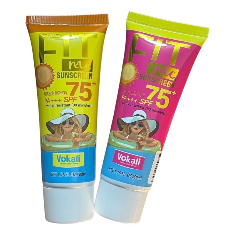 2 Pack Protector Solar Invisible 75 Fps Tubo 50ml Fit