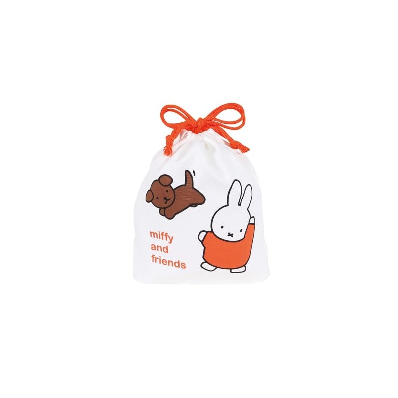 Kutsuwa MF821 Miffy Cup Bag, Kids Lunch Series, Made in