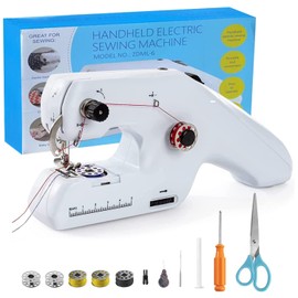 Hand Sewing Machine, For Beginners, Electric, Small, Handy, Double Thread Sewing Machine, Easy Sewing Machine, Compact Sewing Machine, Easy Sewing Machine, One Hand Sewing Machine, Handy Sewing Machine, Hand-held Sewing Machine, Japanese Instruction Manu