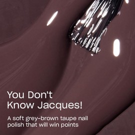 OPI OPI Nail Lacquer You Don't Know Jacques! | Opaque Dark Brown Crme Chip Resistant Nail Polish | Vegan, Fast Drying, Streak Free