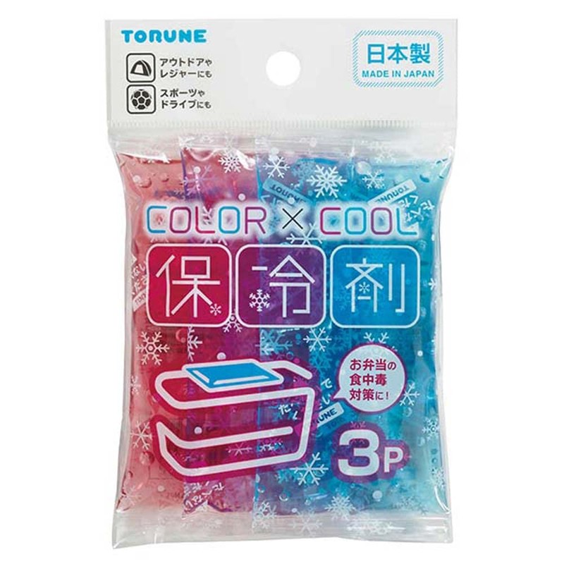 Torne Ice Packs, Pack of 3, Color x Cool, Made