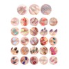 Seasonal color and nail with shaded shade.