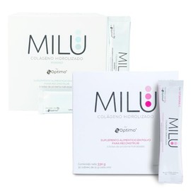 MILU | Kit de Colágenos Hidrolizados con Vitamina C Polvo 330g + Colágeno Hidroalizado con Marino 240gr de 30 Sobres | Sin Sabor - Sin Olor - Sin Azuc