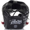Fairtex Headguard Spuer Sparring HG10, black / white, XL