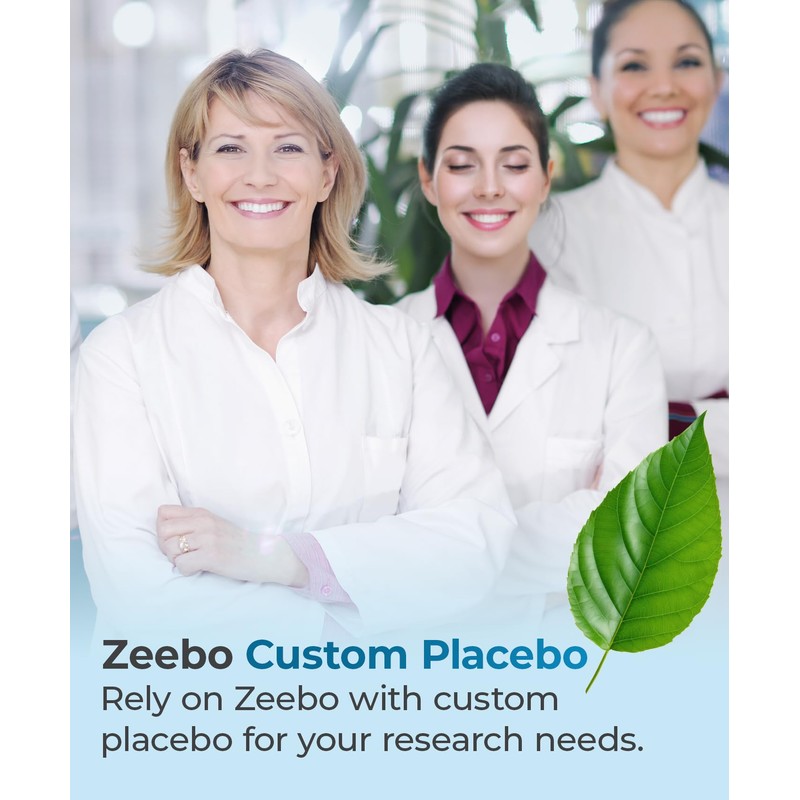 Zeebo Placebo Pills - Choose Tablet or Capsule Form (Tablets)