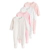 NEXT 4 Pack Baby Pajamas, pink, 3 - 6 months