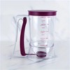 1 Pack 900ml Batter Dispenser with Handle – Handheld Graduated