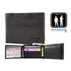 Safekeepers Leather Men Wallet – compact Biker rfid wallet -