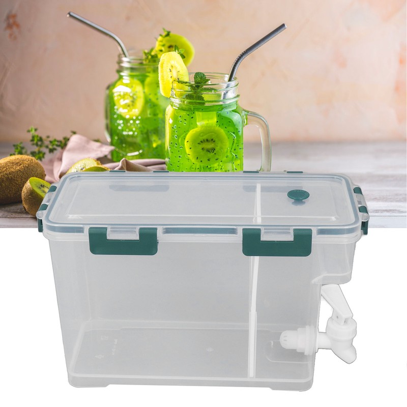 3.5L Drink Dispenser with Spigot Rubber Ring Safe Large Capacity