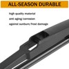 MACHSWON Car Rear Windshield Wiper Blade Arm Set for Mazda