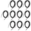 10Pcs Thermistor Sensor NTC Temp Probe 5x25mm Cylindrical Head 2